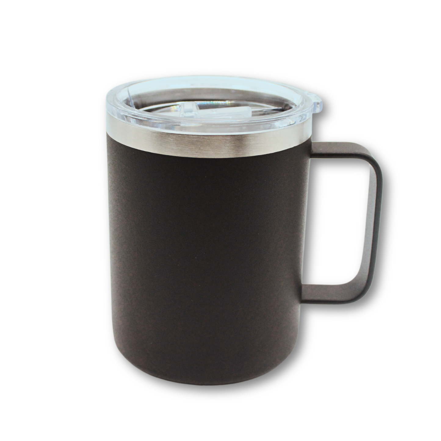 SANTOS MUG WITH LID WITH ENGRAVED "S" LOGO