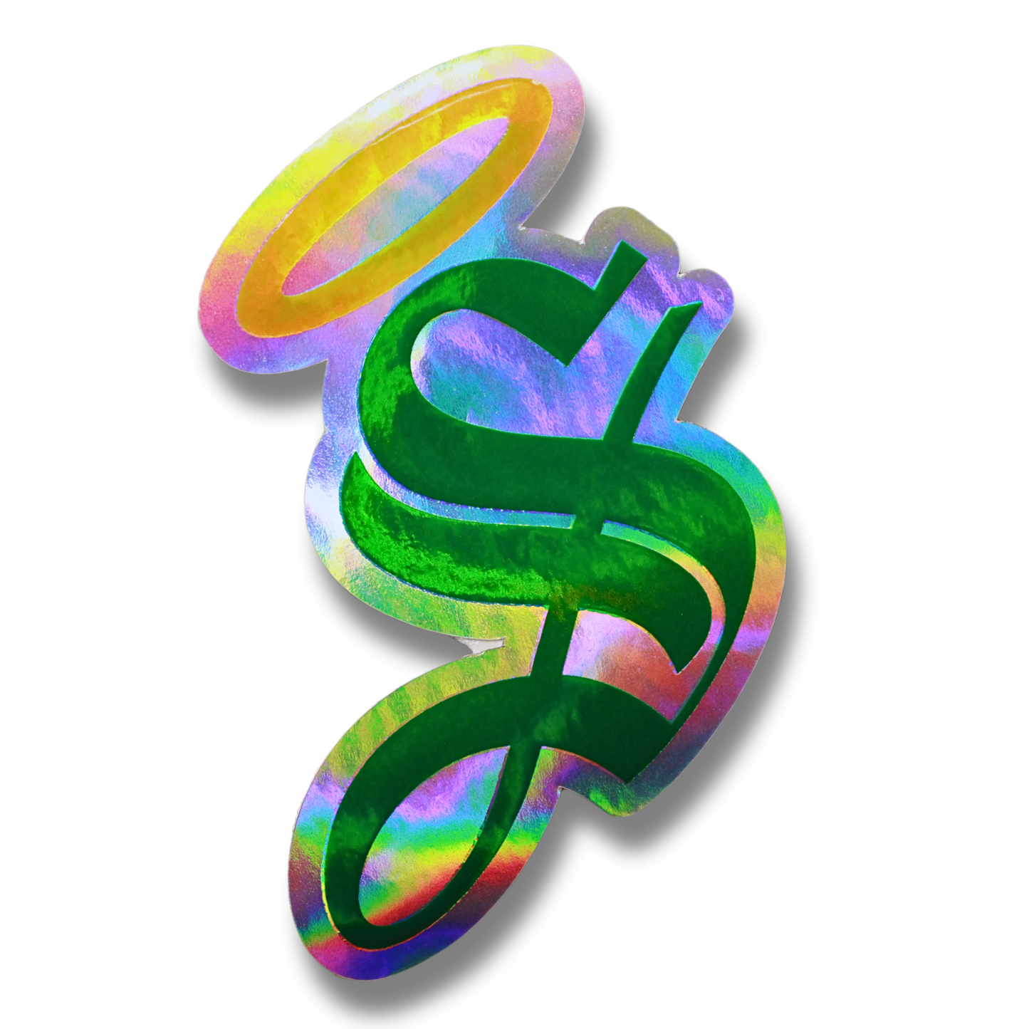 STICKER "S" HOLOGRAPHIC VINYL
