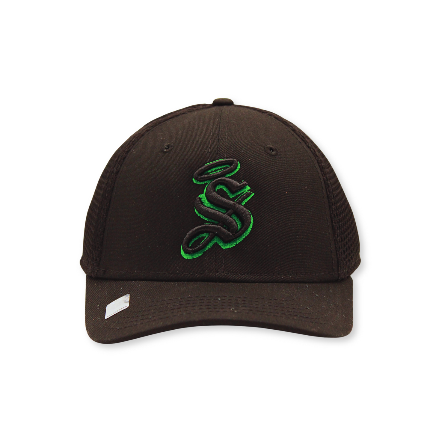 OUTLINE BLACK GREEN KID CAP