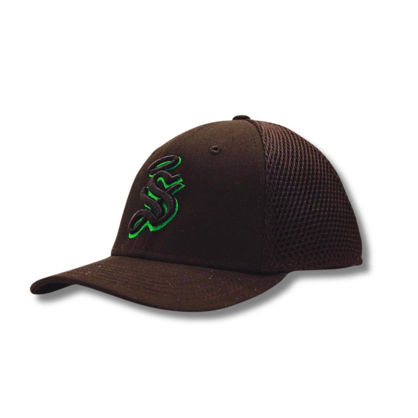 OUTLINE BLACK GREEN KID CAP