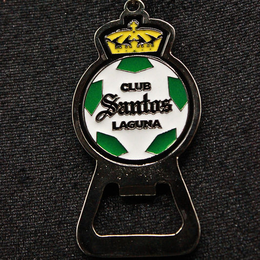 KEYRING WITH BOTTLE OPENER CLUB SANTOS LAGUNA