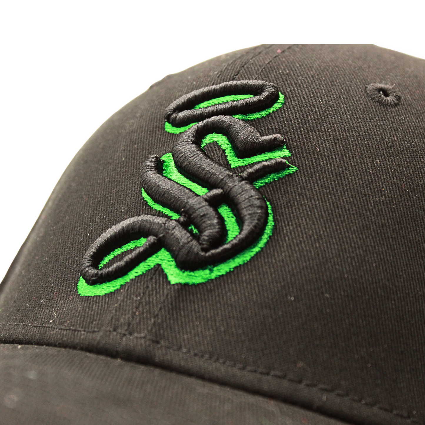 OUTLINE BLACK GREEN KID CAP