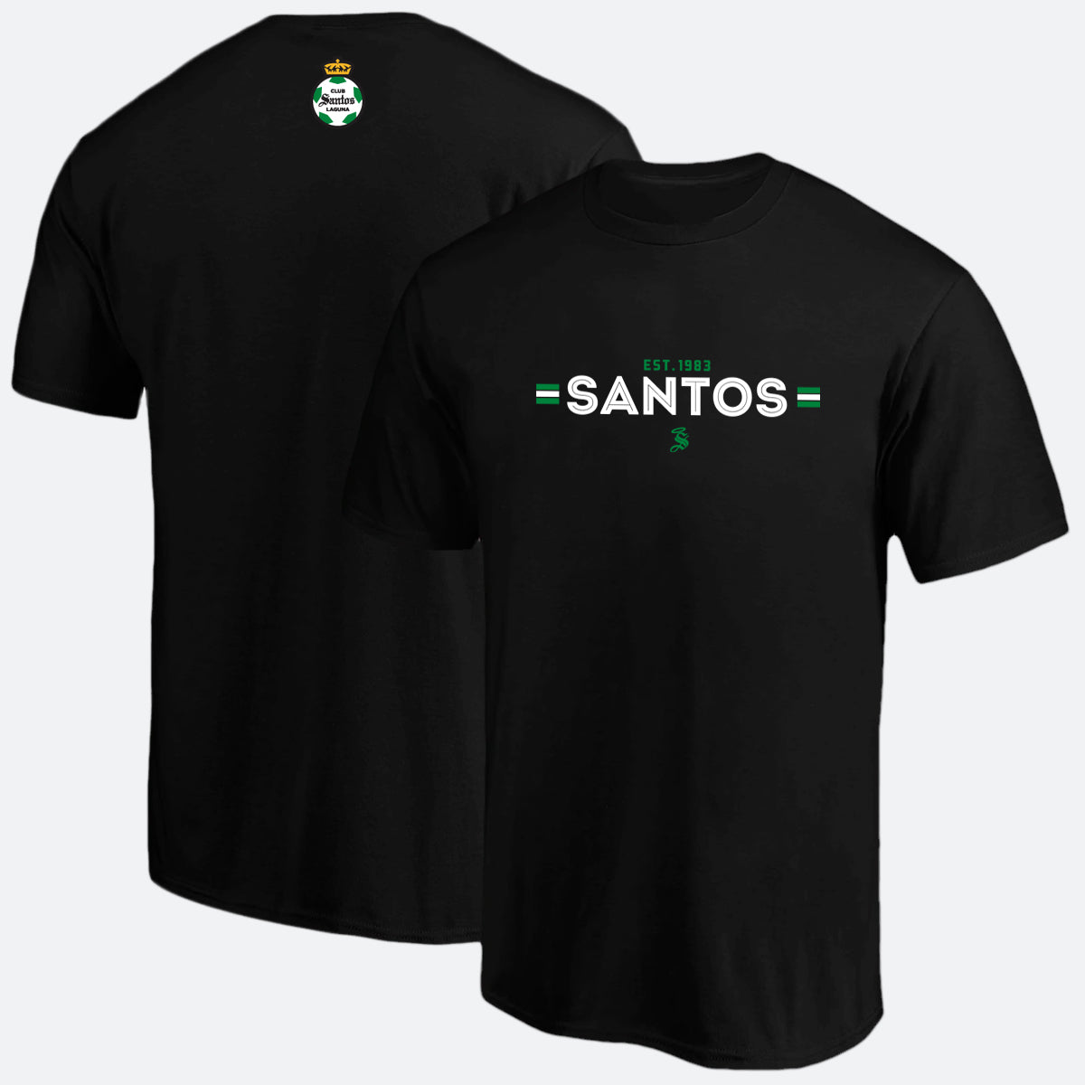 SANTOS CLASSIC BLACK TEE