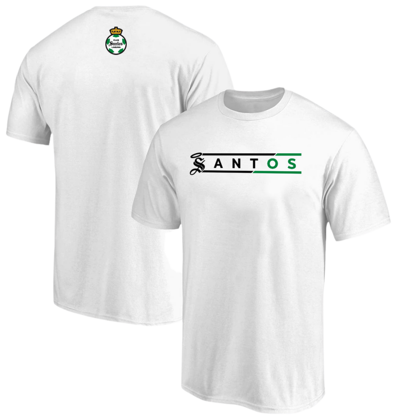 SANTOS CLASSIC BICOLOR WHITE TEE