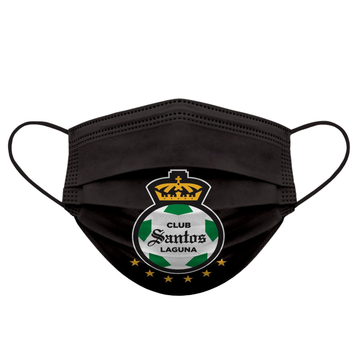 SANTOS FACE MASK, IN BLACK COLOR