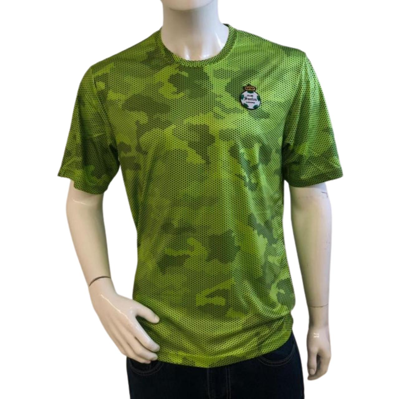SANTOS GREEN CAMOUFLAGE T-SHIRT