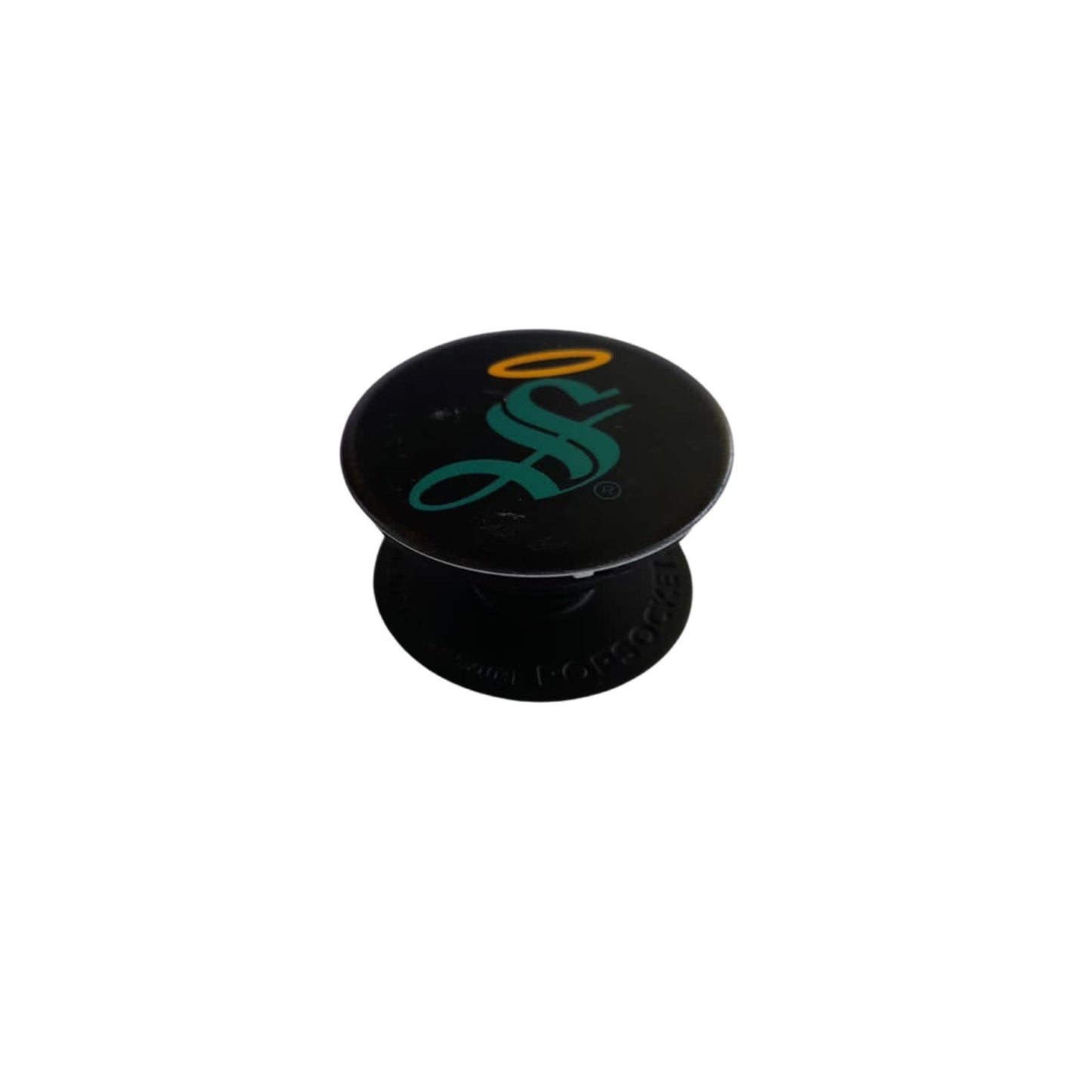 SANTOS MONOGRAM POPSOCKET, IN GREEN / BLACK COLOR