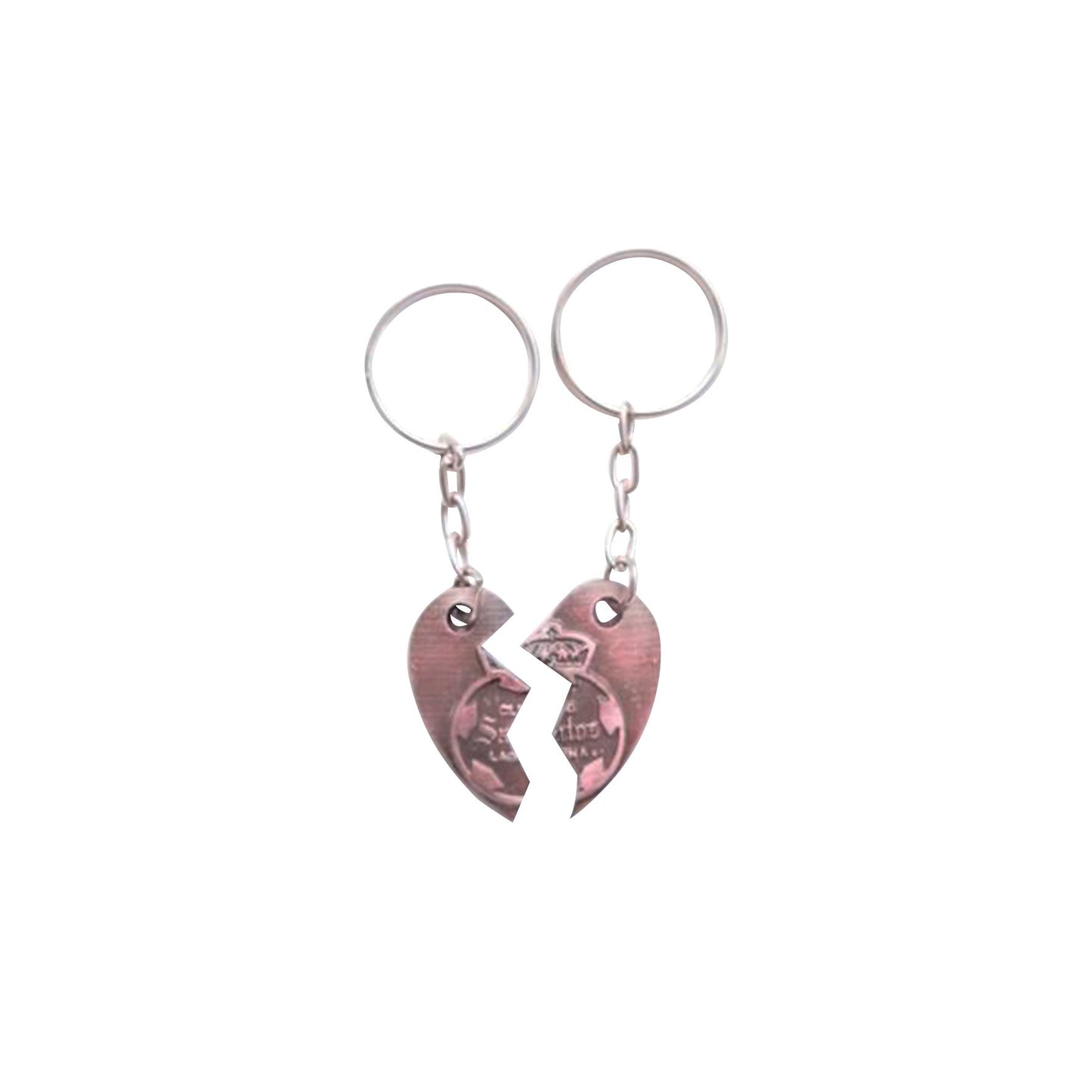 SANTOS HEART KEYCHAIN