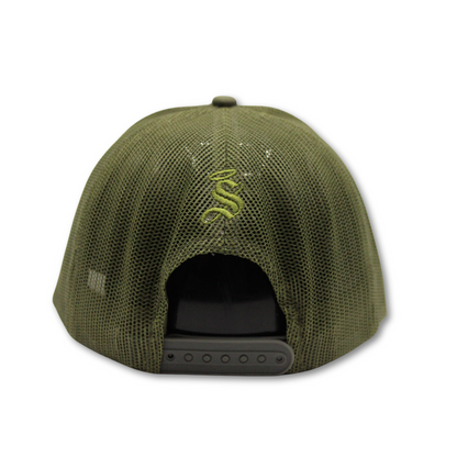 ORIGINAL OLIVE GREEN "S" CAP