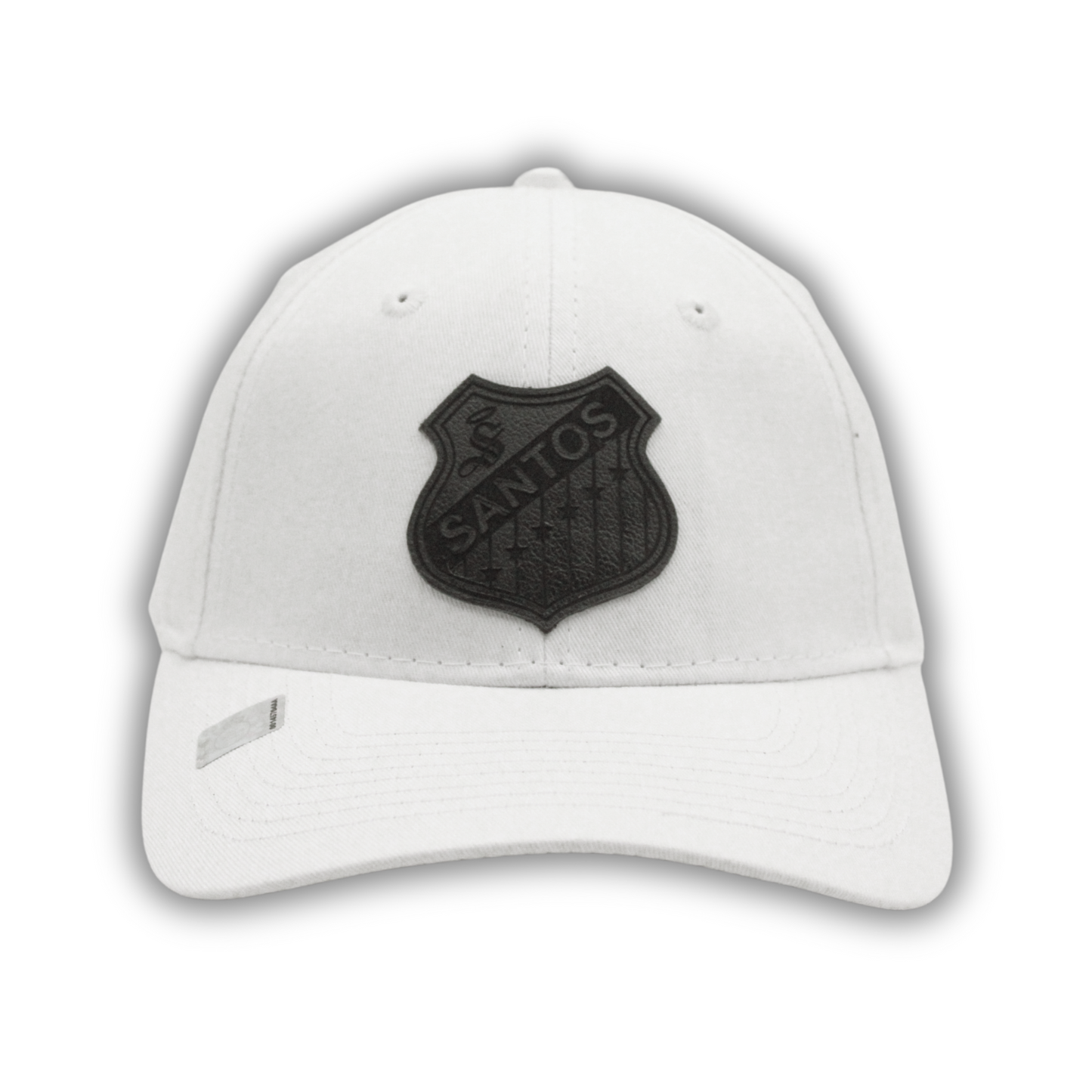 WHITE CASUAL CAP WITH RETRO LOGO