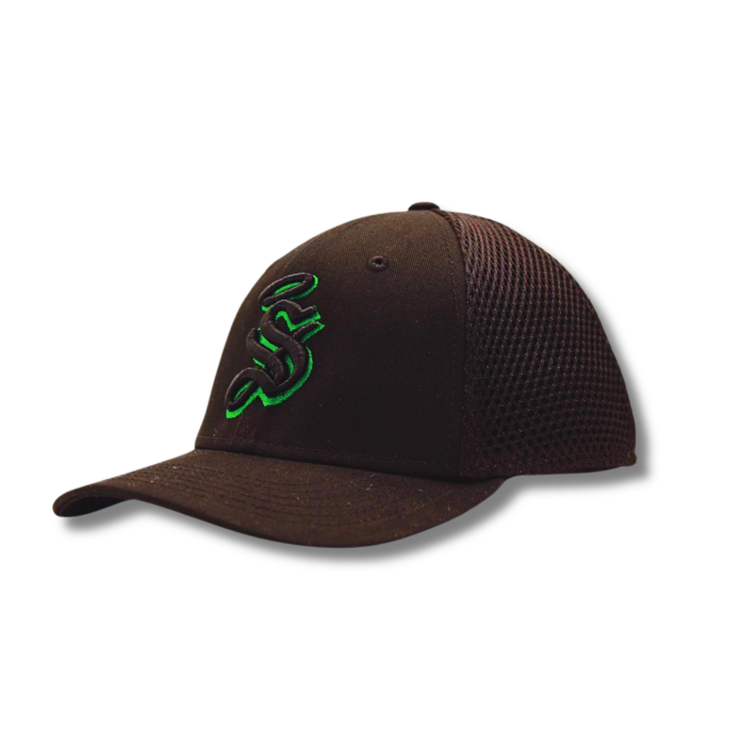 OUTLINE BLACK GREEN  KID CAP