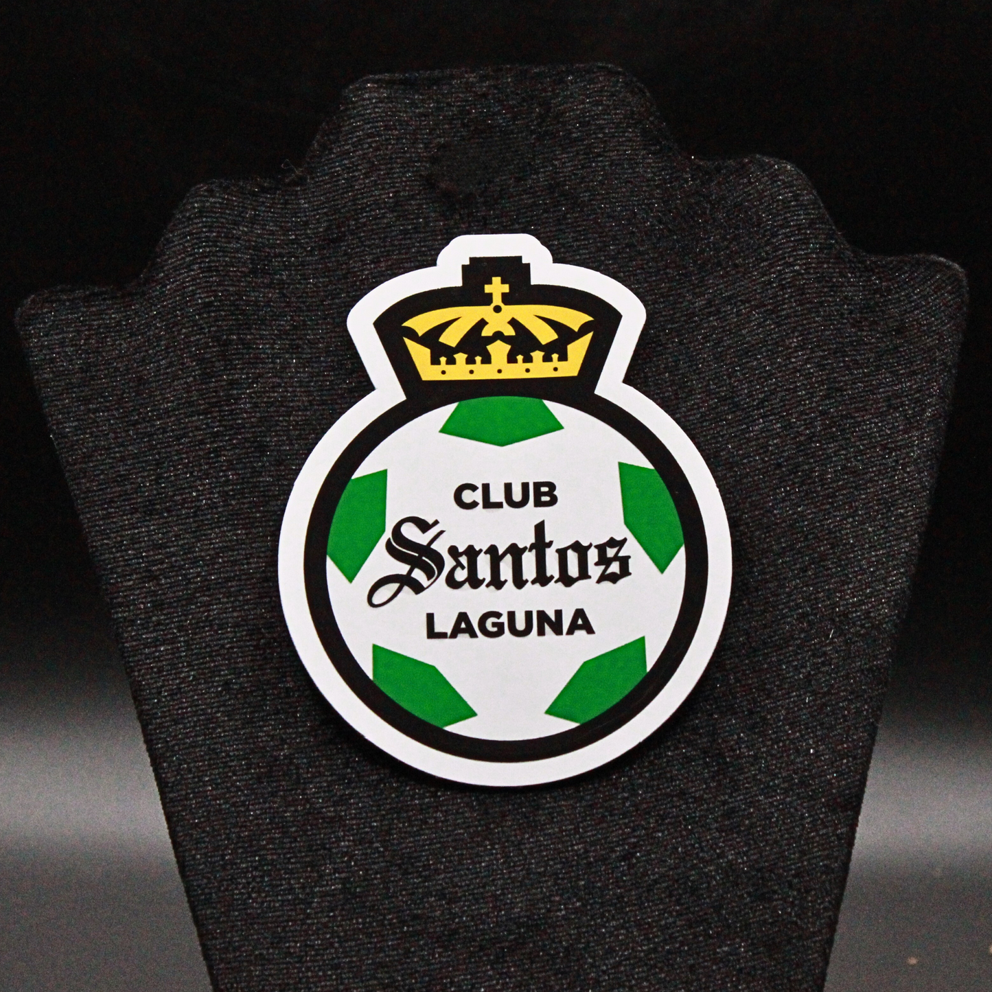 WHITE VINYL CLUB SANTOS CREST STICKER