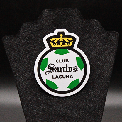 WHITE VINYL CLUB SANTOS CREST STICKER