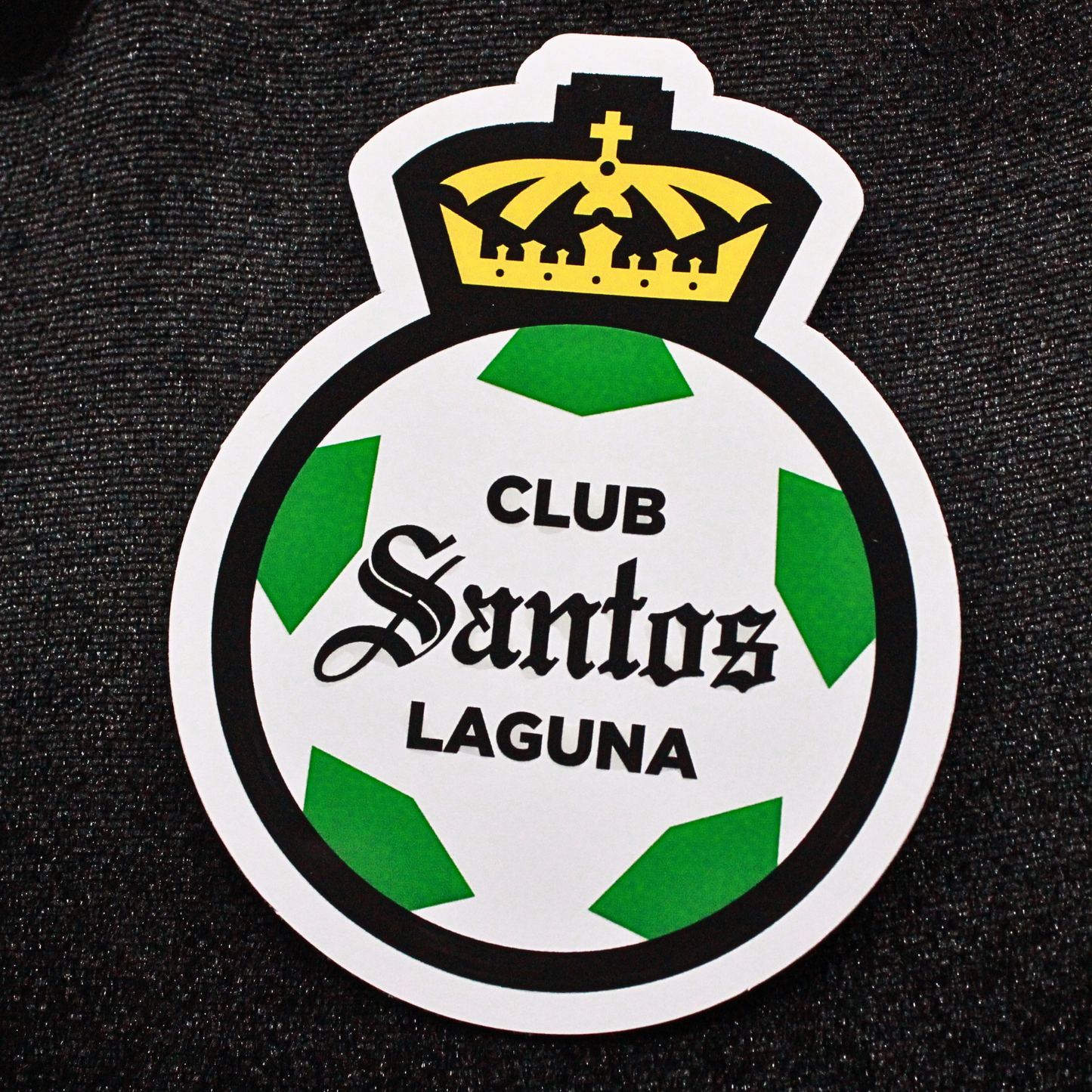 WHITE VINYL CLUB SANTOS CREST STICKER