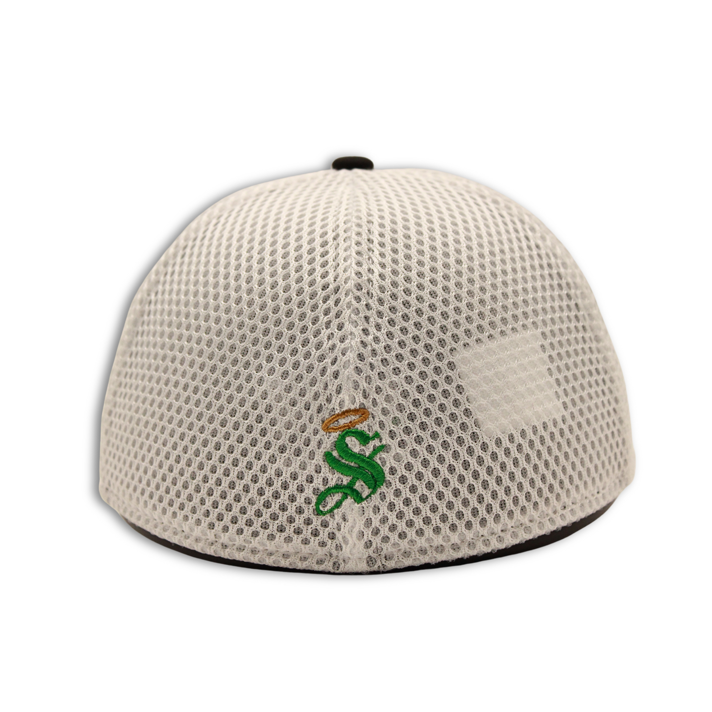 BLACK/WHITE KID CAP WITH TEXTURED PATCH