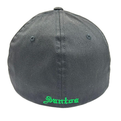 "S" FLEXFIT BLACK CAP