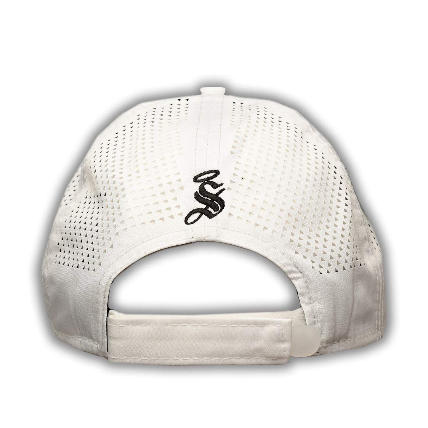 SANTOS WHITE ADJUSTABLE CAP BLACK/WHITE CREST