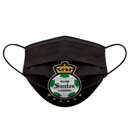 SANTOS FACE MASK, IN BLACK COLOR