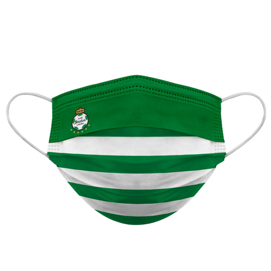 SANTOS FACE MASK, IN GREEN COLOR